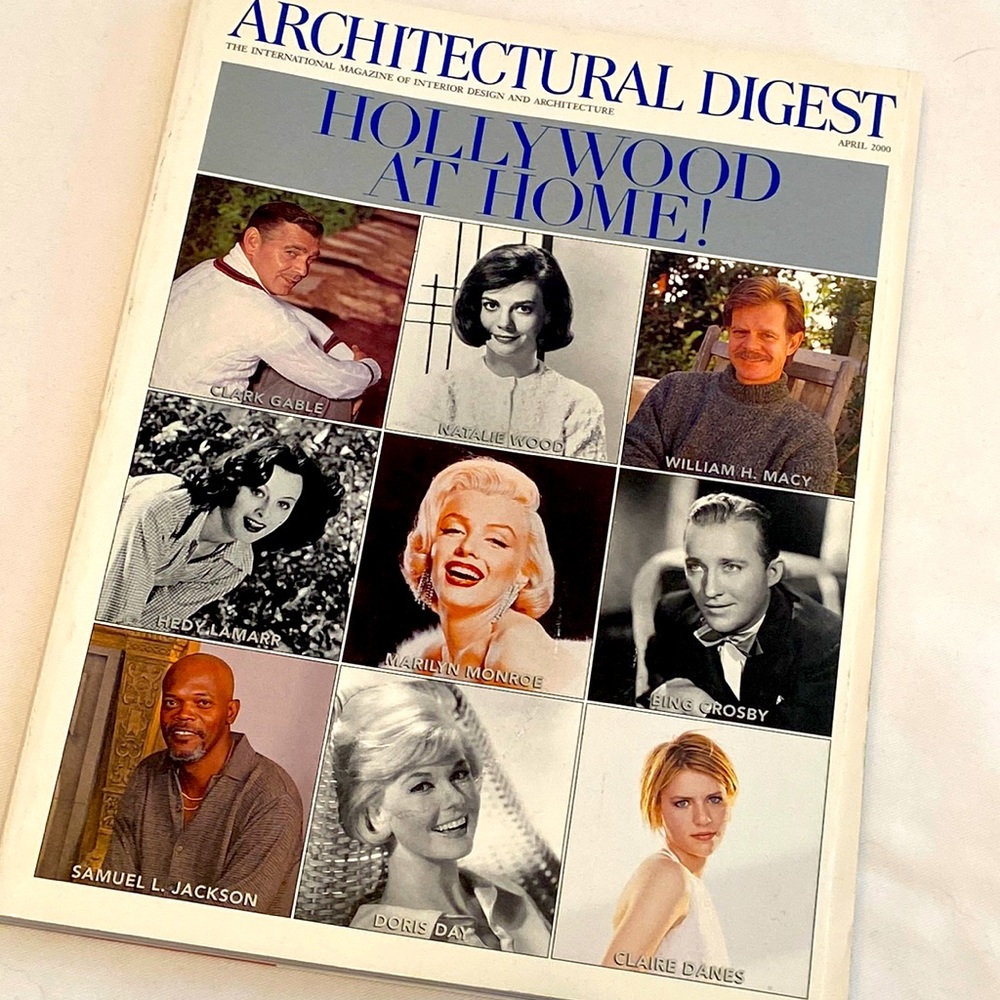 Architectural Digest April 2000 Hollywood at Home
